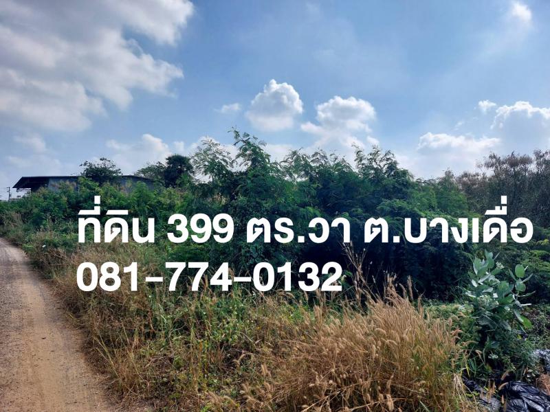 ที่ดิน 5999999 ปทุมธานี เมืองปทุมธานี บางเดื่อ